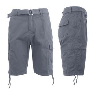 6-Pocket Cargo Shorts (Dark Grey)